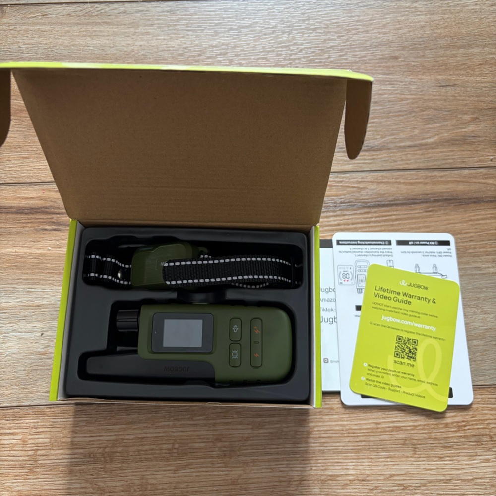 Jugbow Dog Shock Collar for training,Remote use, waterproof,multiple settings
